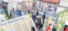  ?? ARCHIVFOTO: PRIVAT ?? Über 140 Aussteller versammeln sich Ende Januar in Ravensburg auf der Baumesse „Hausplus“in der Oberschwab­enhalle.