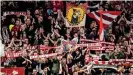  ??  ?? Bayern Munich supporters have been particular­ly vocal in their opposition to UEFA's proposed reforms
