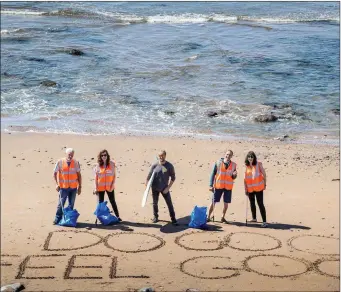 ??  ?? Clean ups of Sligo’s beaches took place over the past week.