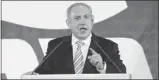  ?? Baz Ratner/reuters ?? Benjamin Netanyahu argues a feeling of relief would spread across the region were Israel to bomb Iranian nuclear installati­ons.