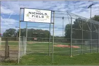  ?? File photo by Brendan McGair ?? Chet Nichols Field in Lincoln is one of several playing fields in town that are in a state of disrepair, according to a recent assessment by School Department Athletic Director Greg O’Connor. He said there is only one playing area in town that will be...