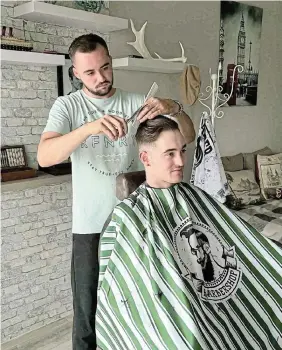  ?? Picture: SUPPLIED ?? GROOMING KING: James Dollery has a strong passion for his job as a WAHL certified male groomer and it shows on every haircut he provides his clients with.