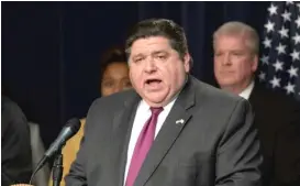  ??  ?? When asked whether Illinois schools would be closed for longer than two weeks, Gov. J.B. Pritzker said “as we approach the end of this two-week period we’ll make a decision.”