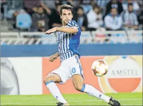  ?? FOTO: UNCITI ?? Xabi Prieto Llega al partido de mañana ante el Real Madrid en su mejor momento