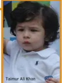  ??  ?? Taimur Ali Khan