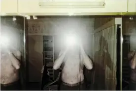  ?? Photograph: Ruth Maddison ?? Sam self-portrait, self-redacted. Pigment print from scanned negative.