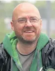  ??  ?? FRIEND OF SNP Patrick Harvie