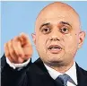  ??  ?? NOT INVITED Sajid Javid