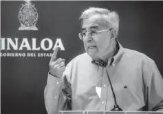  ?? Foto: El Debate ?? El gobernador admitió que es un problema muy añejo y que se tiene que arreglar.