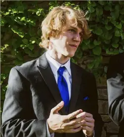  ?? Matthew Westmorela­nd via AP ?? Riley Howell, in an undated photo, was killed after he tackled a gunman who opened fire Tuesday in a UNC-Charlotte classroom.