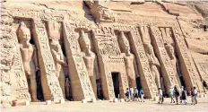  ?? ?? Rock of ages: the great temple of Ramses II at Abu Simbel