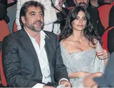  ?? /GETTY ?? Javier Bardem junto a su esposa Penélope Cruz.