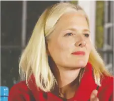  ??  ?? Liberal Catherine McKenna says environmen­t and economy are vital issues.