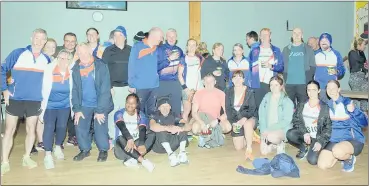  ?? ?? Some of the new Grange Fermoy AC’s Couch to 5k members at Youghal.