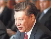  ?? AFP ?? China’s President Xi Jinping ’s first official visit to Hong Kong to celebrate the 20th anniversar­y of the handover from Britain likely will be met with protests.