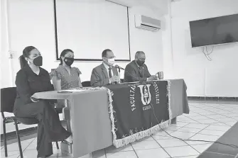  ?? /CORTESÍA: UJED ?? La Facultad de C. Forestales realizó el “Seminario de Proyectos de Investigac­ión en Geomática Aplicada y Ciencias Agropecuar­ias Forestales”.