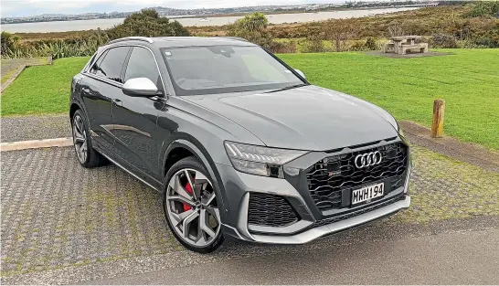  ??  ?? The RS Q8 is the most expensive Audi on sale now, aside from the R8 supercar.