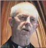  ??  ?? JUSTIN WELBY:
‘Church is our inheritanc­e to be reformed, to be repented of, to be imitated.’