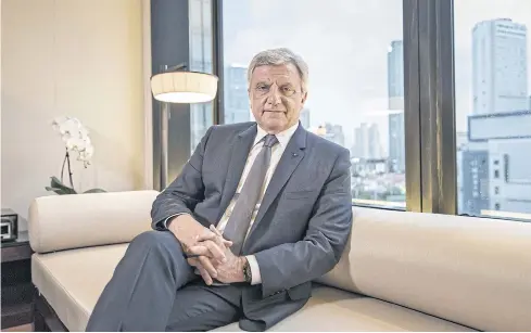  ??  ?? Sidney Toledano, CEO of Christian Dior SE, poses for a photograph during an interview in Shanghai.