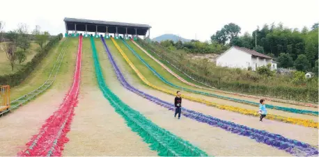  ??  ?? Yuanxiang Town in Bailu Valley is home to one of Asia’s largest butterfly museums and a fun forest park.