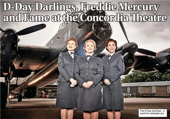  ?? ?? The D-Day Darlings - a wartime nostalgia act.