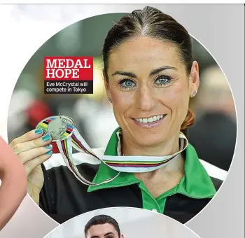  ??  ?? MEDAL HOPE
Eve Mccrystal will compete in Tokyo