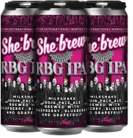  ?? COURTESY OF SHMALTZ BREWING CO. ?? The latest in Shmaltz Brewing Co.’s She’brew series is dedicated to the late Ruth Bader Ginsburg.