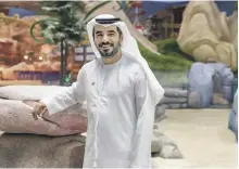  ?? Antonie Robertson / The National ?? ‘We will continue to add more attraction­s on Yas island,’ says Miral CEO Mohamed Al Zaabi