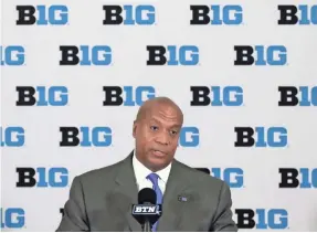  ?? CHARLES REX ARBOGAST/AP ?? Vikings chief operating officer Kevin Warren was named the next Big Ten Conference commission­er Tuesday.