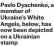  ?? ?? Pavlo Dyachenko, a member of Ukraine’s White Angels, below, has now been depicted on a Ukrainian stamp