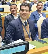  ?? F.E. ?? Arnaud es parte de la delegación dominicana en la actividad de la ONU.