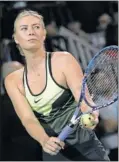  ??  ?? Maria Sharapova.