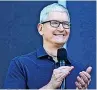  ?? ?? EXPLORING OPTIONS Apple CEO Tim Cook