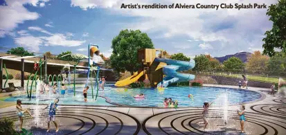  ??  ?? Artist's rendition of Alviera Country Club Splash Park