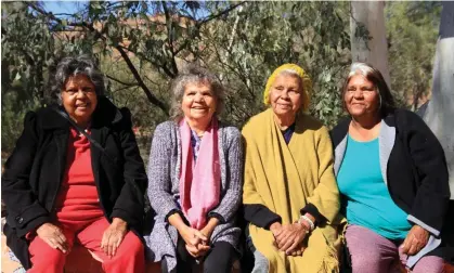  ?? Photograph: Helen Davidson/The Guardian ?? Pat Ansell Dodds, Elaine Peckham, Doreen Carroll and Sabella Kngwarraye Turner from the StrongGran­dmothers group in Alice Springs. The group has fears over the Northern Territory’s youth crime plan.