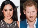  ??  ?? Bringt seine Freundin mit: Prinz Harry und die US Schauspiel­erin Meghan Markle.