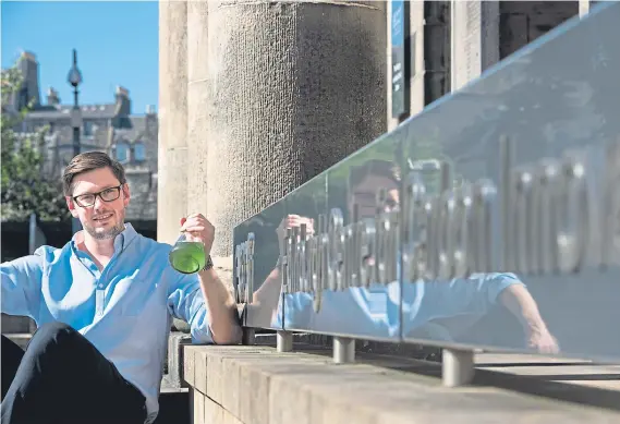  ??  ?? GREEN FOR GO: MiAlgae founder and managing director Douglas Martin is ready to take the company to the next level