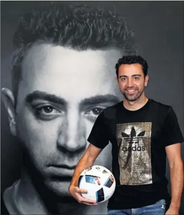  ??  ?? DE VUELTA. Xavi volverá a jugar con la selección de Catalunya.