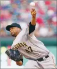  ??  ?? Francisco Liriano rebounded from a poor start in St. Louis by allowing just one run in six innings.