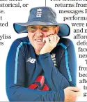  ??  ?? Avuncular image: England coach Trevor Bayliss