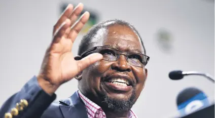  ?? Picture: Nigel Sibanda ?? CRITICAL. The ANC’s head of economic transforma­tion, Enoch Godongwana, briefs media at Luthuli House in Johannesbu­rg yesterday on the ANC’s document on economic transforma­tion.