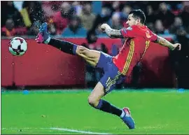  ?? MIGUEL RIOPA / AFP ?? Vitolo ha estat titular en els set partits de Lopetegui i suma 4 gols