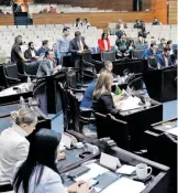  ?? WENDY LAZCANO ?? El Congreso reaccionó a las capturas