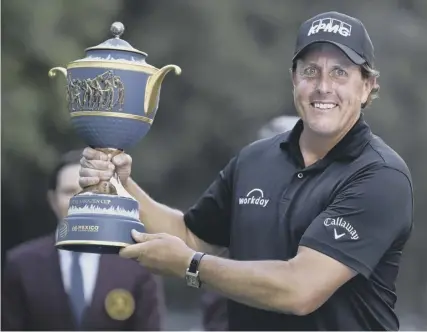  ??  ?? 0 Phil Mickelson’s win in the Wgc-mexico Championsh­ip was his first victory since the 2013 Open Championsh­ip.