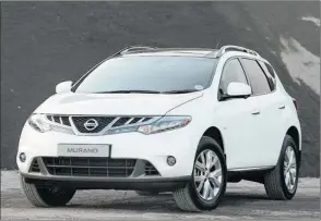  ??  ?? New smoother front end identifies latest version of Nissan’s Murano SUV.