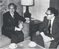  ??  ?? bruxelles, 1973 | Aldo Moro con Henry Kissinger
ANSA