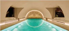  ?? Courtesy Park Hyatt ?? The pool inside a former bank vault is a highlight