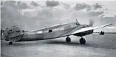  ?? MIAMI HERALD FILE PHOTO ?? Earhart’s plane sits on a Miami tarmac, its rear window replaced with lightercol­ored aluminum.