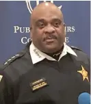  ?? | MITCHDUDEK/ SUN- TIMES ?? Police Supt. Eddie Johnson urged the public on Tuesday to comment on a proposed overhaul of the Chicago Police Department’s use- of- force policy.