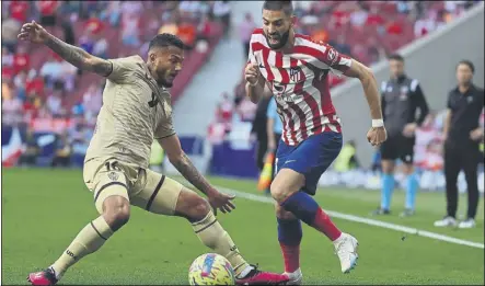  ?? Foto: EFE ?? El internacio­nal belga, en una acción del partido del pasado fin de semana ante el Almería